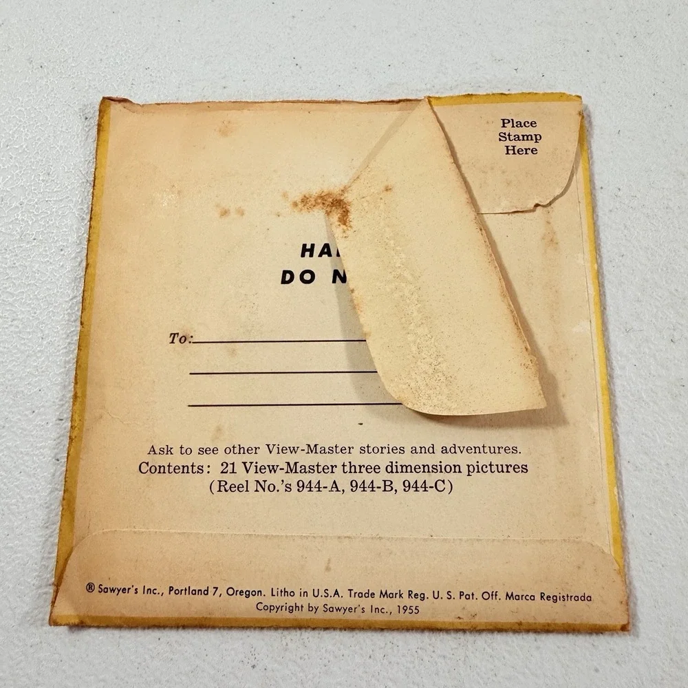 Dale Evans‎ Queen of the West VINTAGE 1955 Sawyer's View-master Reel Set
